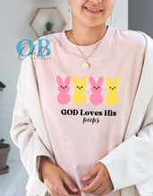 Load image into Gallery viewer, "GOD LOVES HIS PEEPS" T-SHIRT