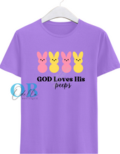 Load image into Gallery viewer, "GOD LOVES HIS PEEPS" T-SHIRT