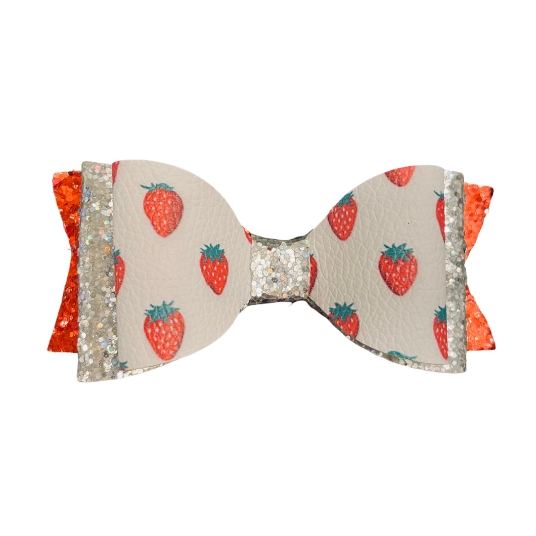 Dazzling Berries Ponytail Bow