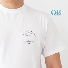 Load image into Gallery viewer, &quot;HE IS NOT HERE, HE HAS RISEN&quot; MEN T-SHIRT
