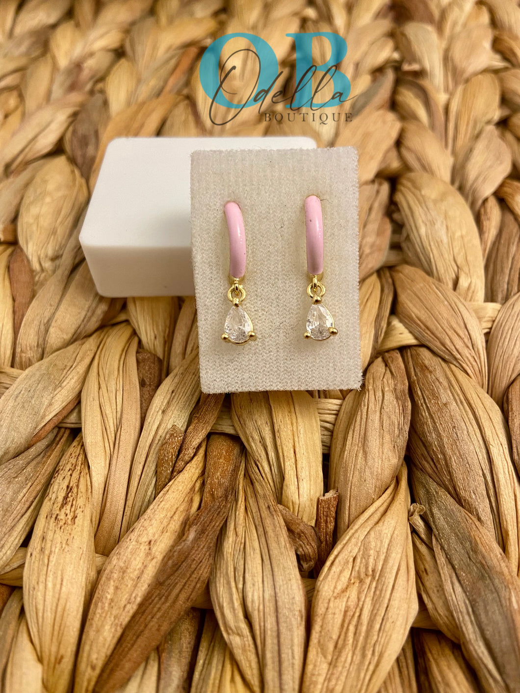 Spring pop of color earrings